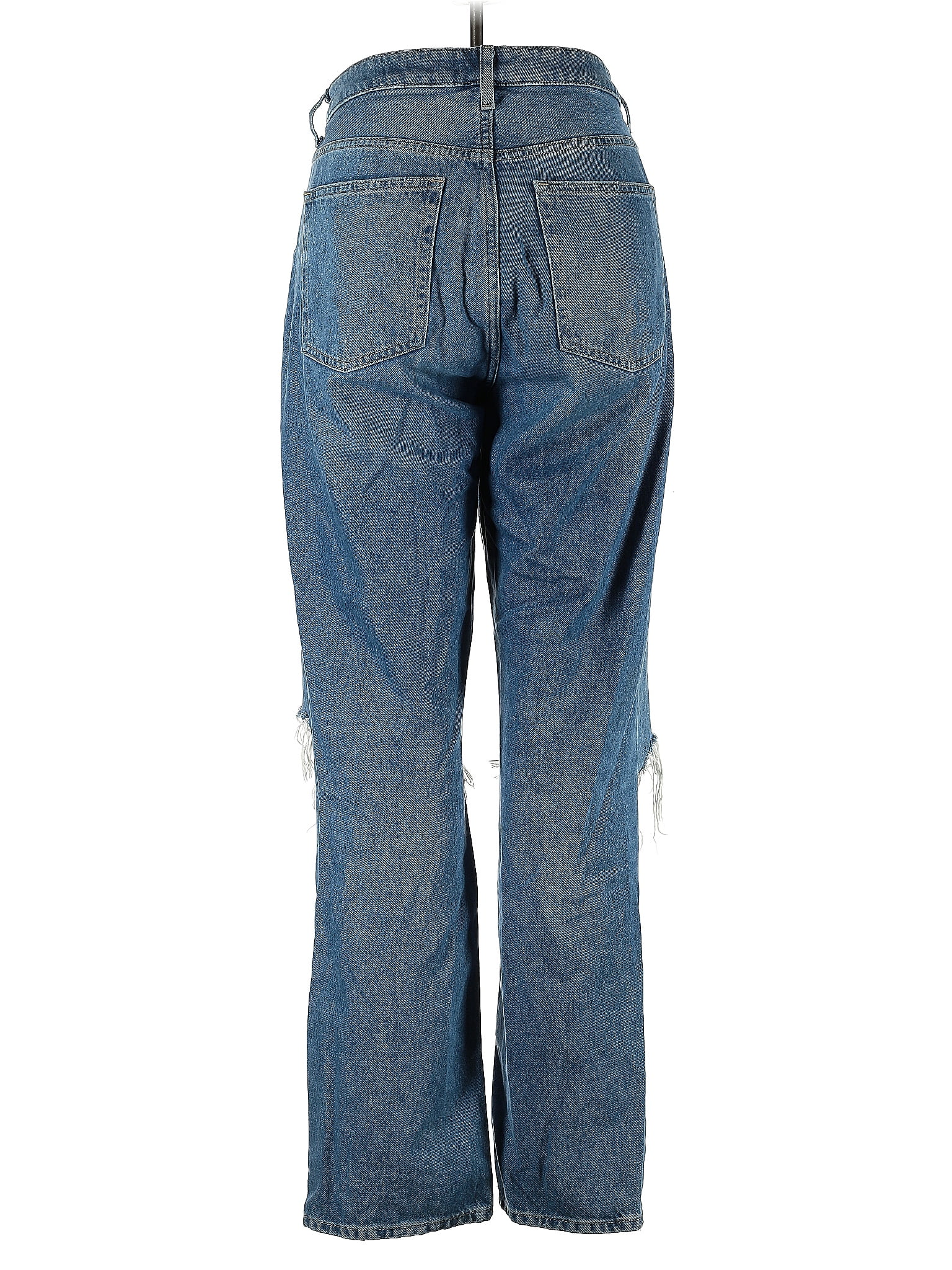 Lucky Brand 100% Cotton Solid Blue Jeans 29 Waist - 69% off