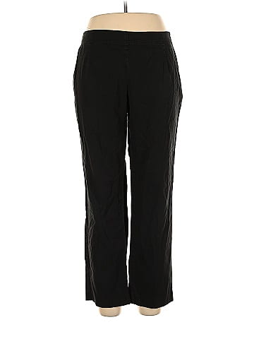 Soft Surroundings Solid Black Casual Pants Size XL - 74% off