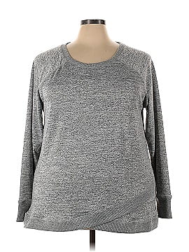90 Degree By Reflex Hoodie Sweatshirt Women's Size Large Gray