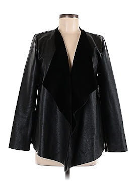 Subdued Faux Leather Jacket (view 1)