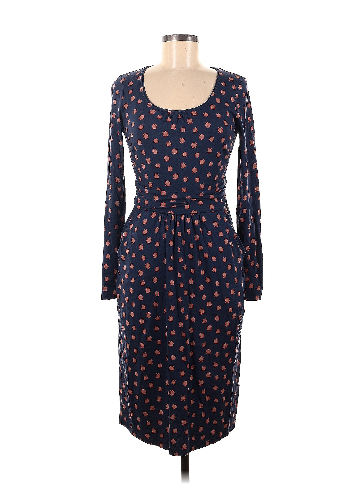 Boden Navy Blue Casual Dress Size 6 65 Off Thredup