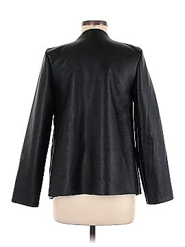 Subdued Faux Leather Jacket (view 2)