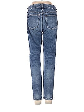 Ann Taylor LOFT Petite Skinny Jeans in Authentic Mid Vintage Wash (view 2)