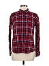 Dickies 100% Cotton Plaid Red Long Sleeve Button-Down Shirt Size M - photo 1