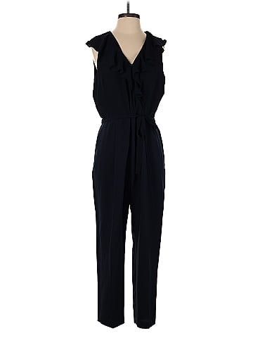 Banana Republic Solid Black Jumpsuit Size 10 - 71% off