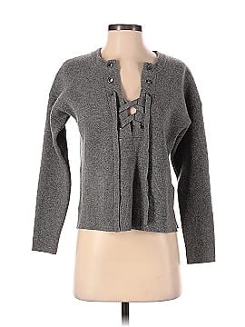 Madewell Lace-Up Pullover Sweater (view 1)