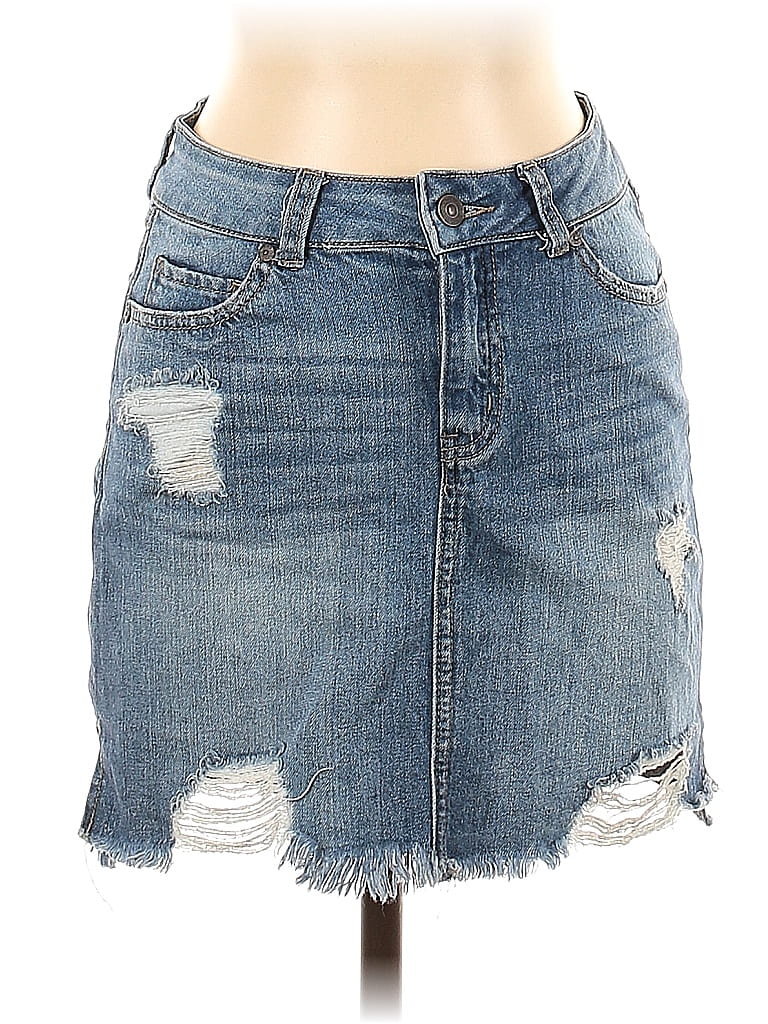 Pre-owned Rewash Denim Skirt In Blue