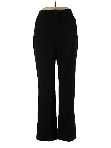 Alfani Solid Black Dress Pants Size 12 - 72% off