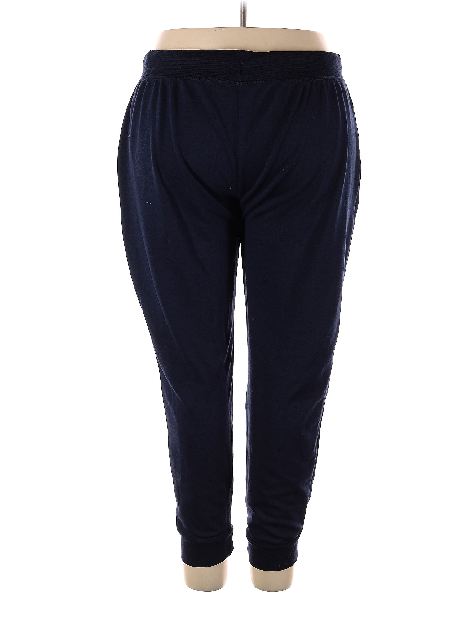 George Solid Navy Blue Sweatpants Size 2X (Plus) - 26% off
