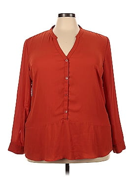 Ashley Stewart Long Sleeve Blouse (view 1)