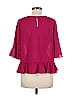 A New Day 100% Polyester Pink Short Sleeve Blouse Size M - photo 2