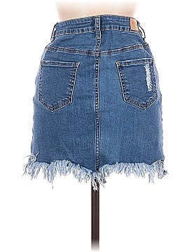 Denim Blvd Denim Skirt (view 2)