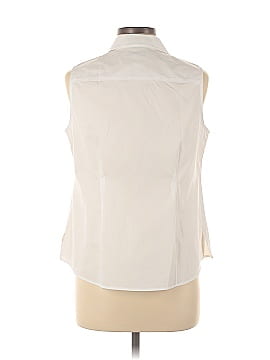 Foxcroft Sleeveless Button-Down Shirt (view 2)