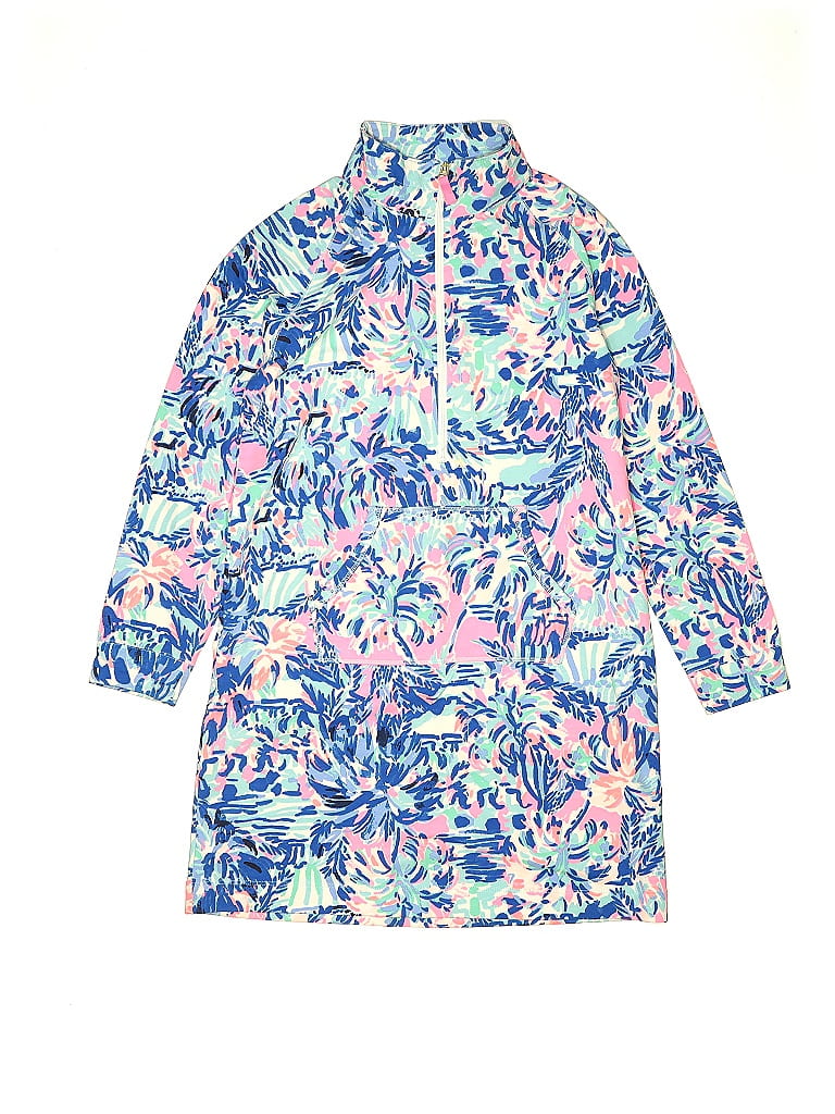 Lilly Pulitzer Floral Blue Dress Size 12 14 68 off ThredUp