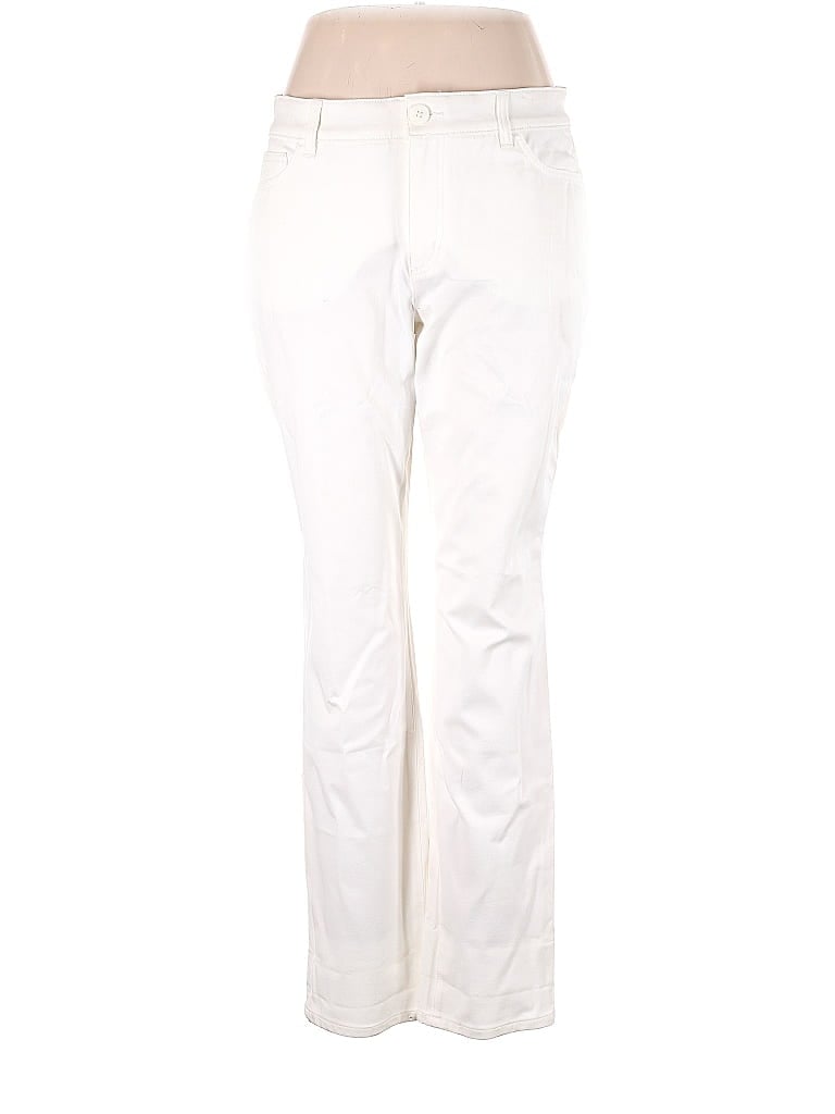 Chaps Ivory Casual Pants Size 14 - photo 1