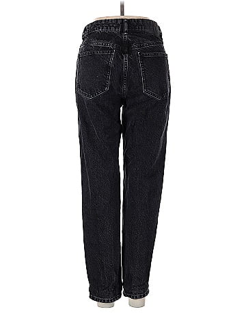 Zara Solid Black Jeans Size 6 - 48% off