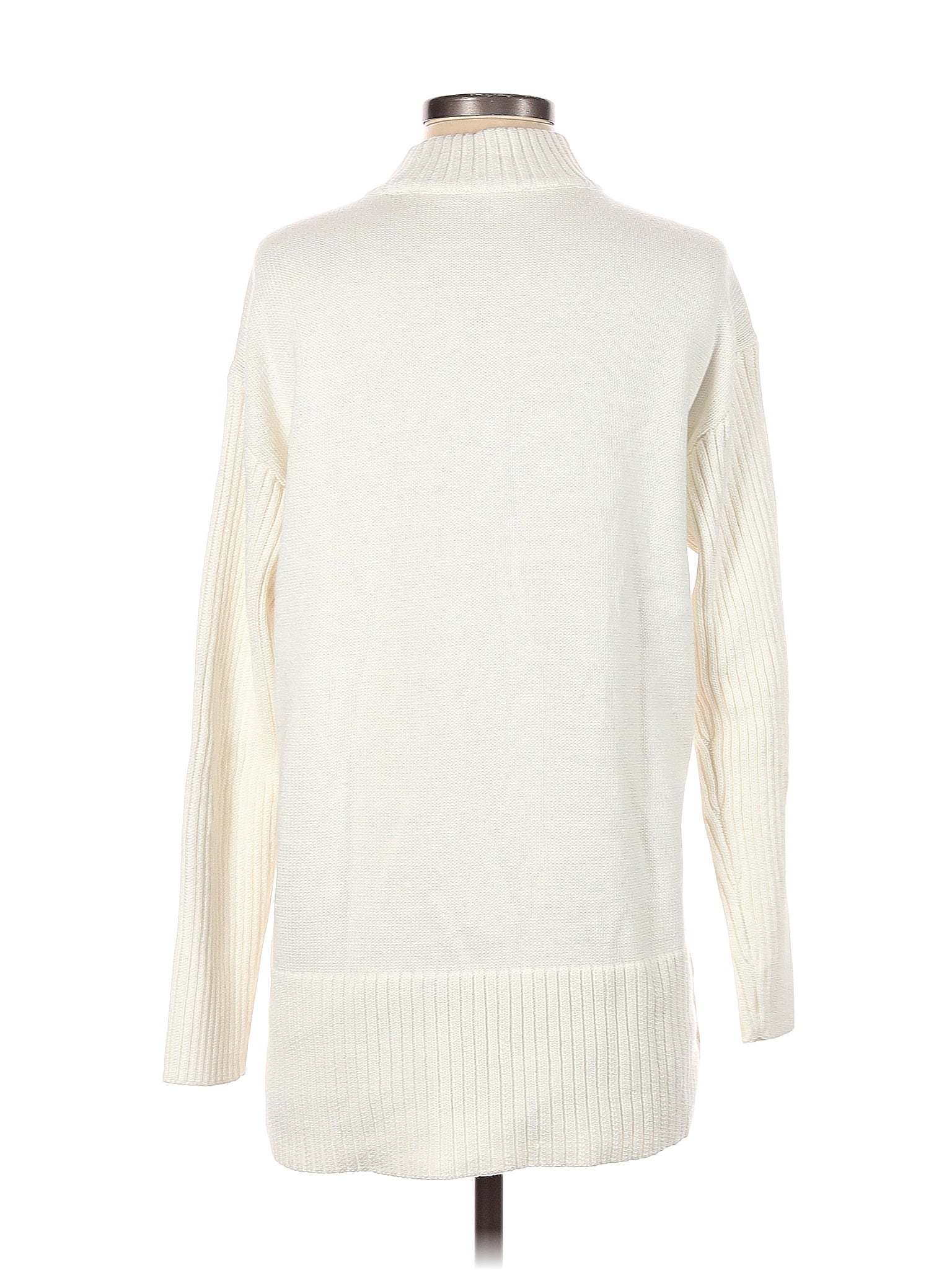 Talbots Button Detail Thermolite® Sweater in White