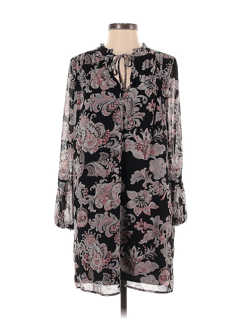 Pre-owned Ann Taylor Loft 3/4 Sleeve Blouse In Black