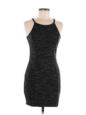 Brandy Melville Solid Black Casual Dress One Size - 50% off