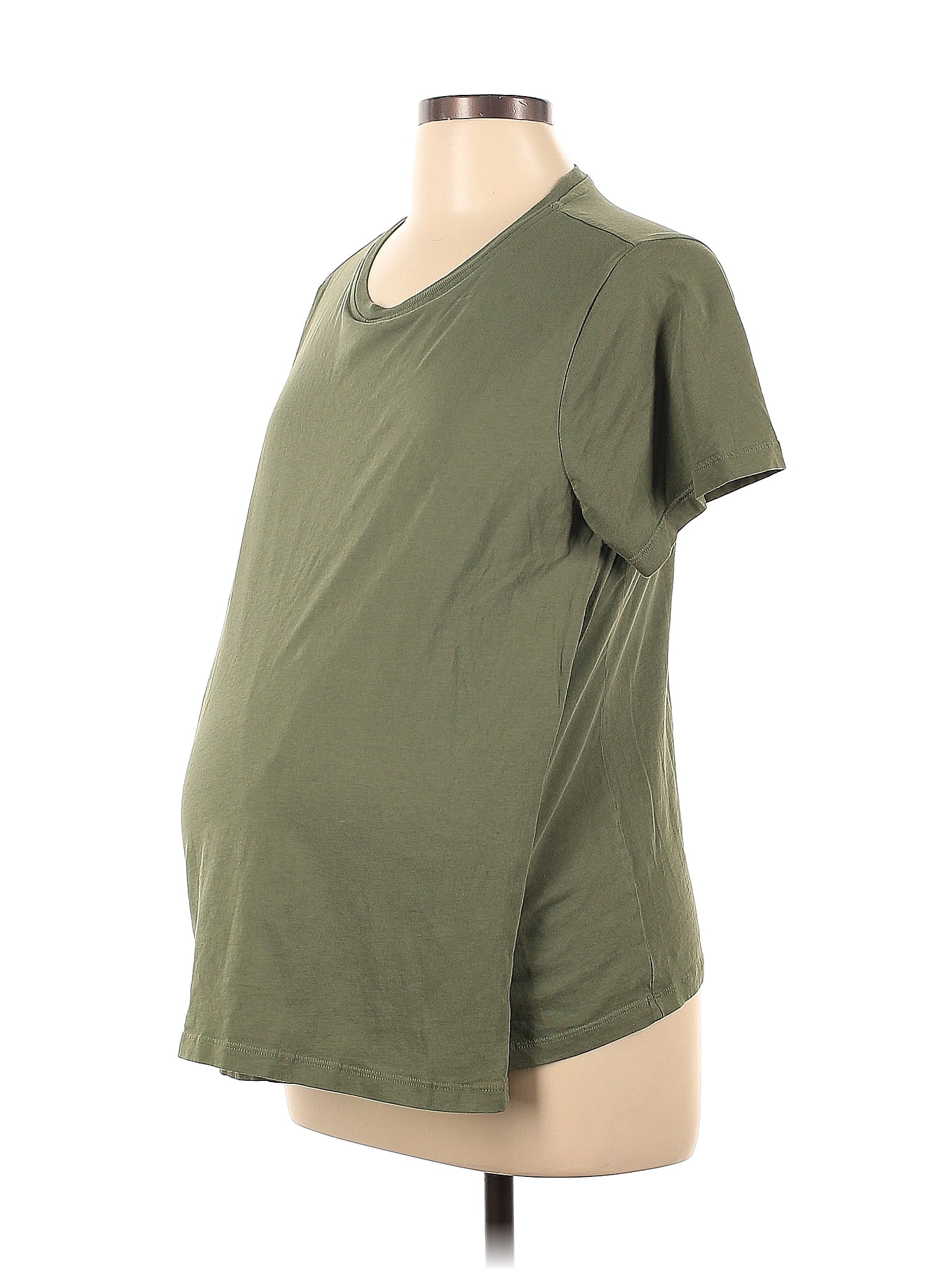 Kindred Bravely Gray Short Sleeve T-Shirt Size L (Maternity) - 50% off