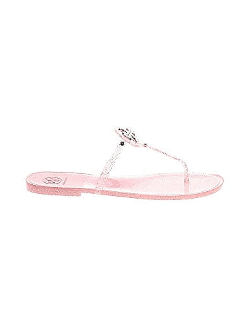 Clear tory sales burch flip flops