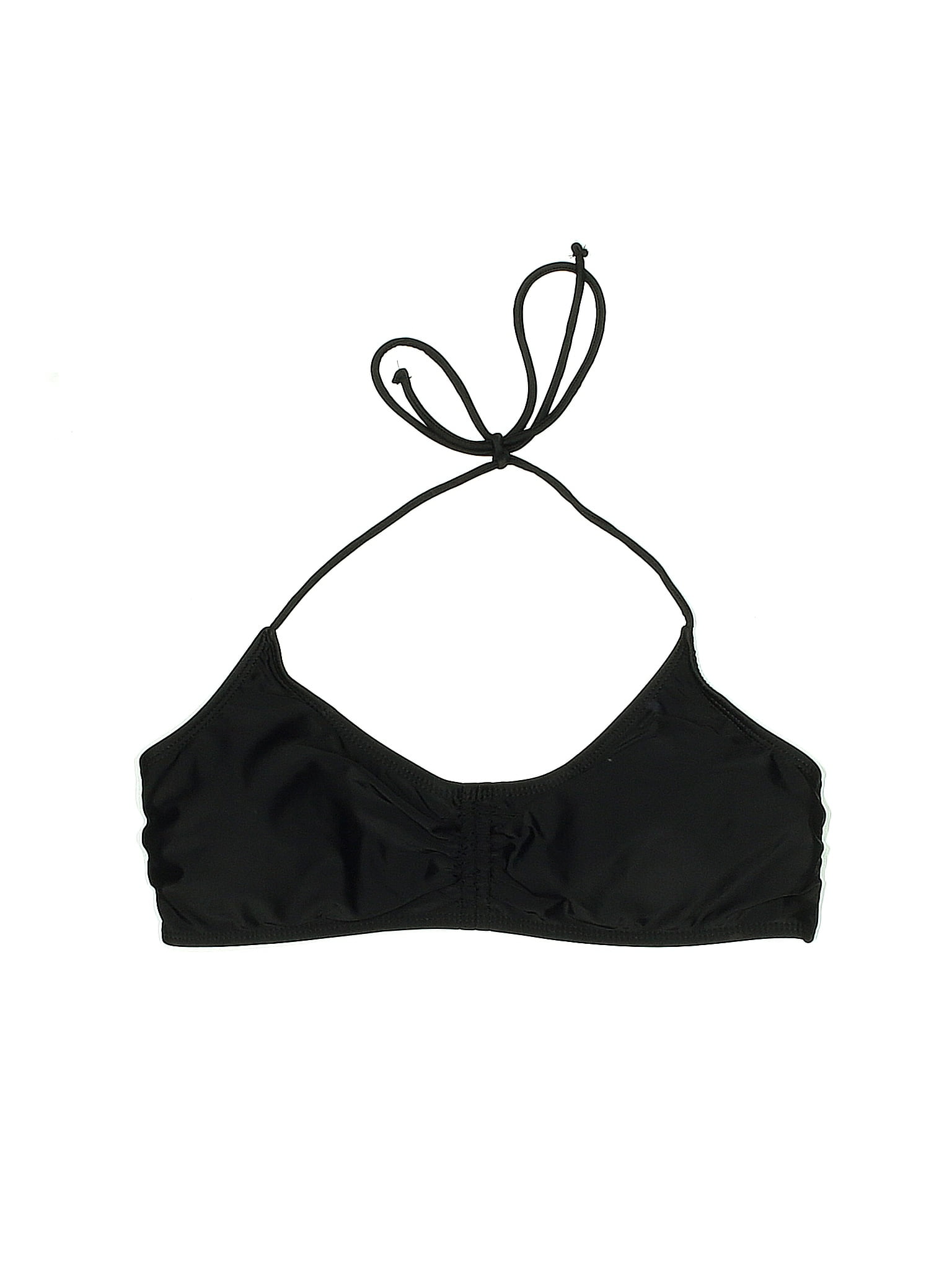 No Boundaries Solid Black Swimsuit Top Size L 23 Off Thredup