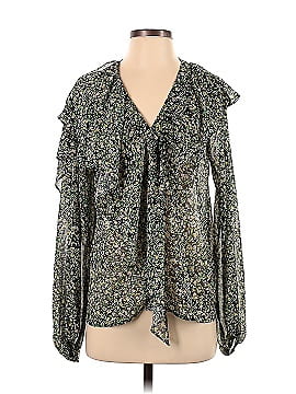 Topshop Long Sleeve Blouse (view 1)