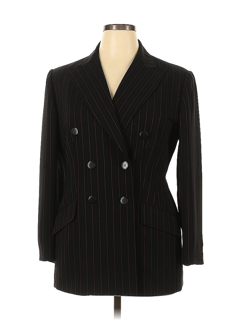 Jones New York Pin Stripe 3 Button Blazer Size 14
