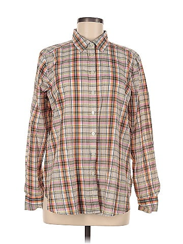 3/4 Sleeve Button-Down Shirt