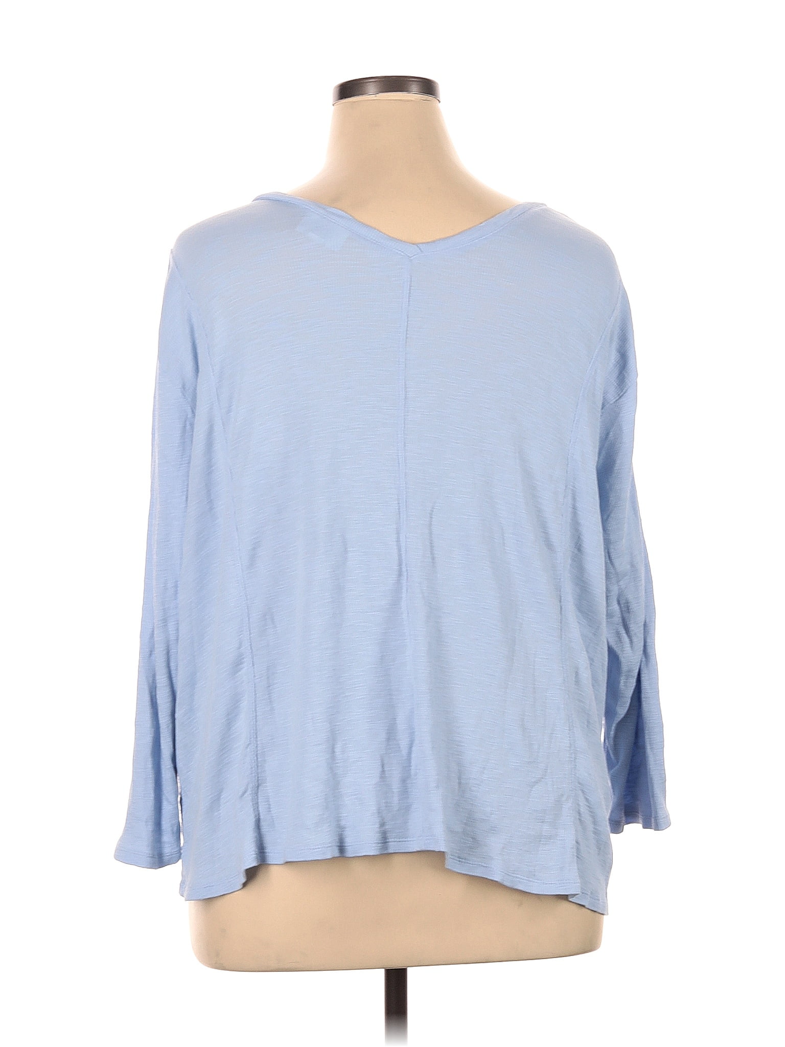 J.Jill 100% Cotton Blue Active T-Shirt Size XL - 70% off