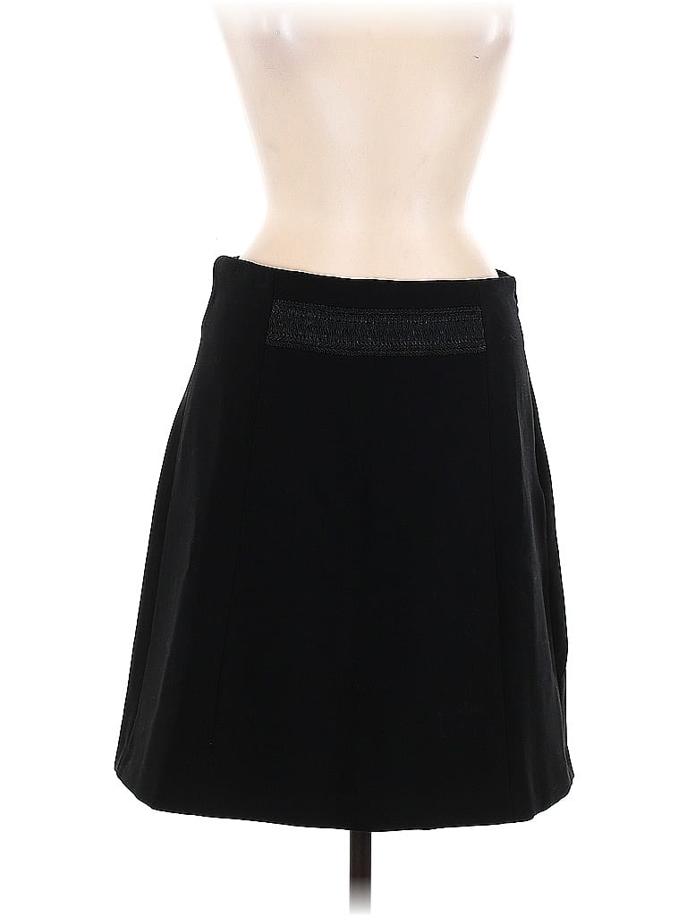 T Tahari Solid Black Casual Skirt Size 8 - photo 1