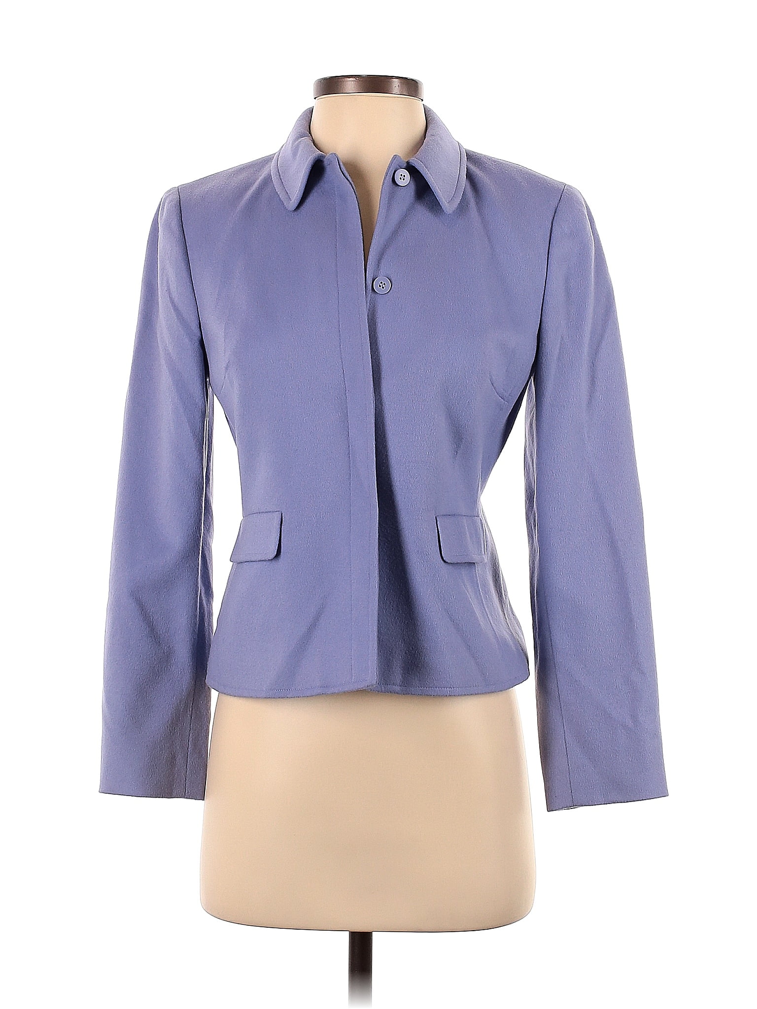Veste En Jean Ann Taylor LOFT Taille 2 - Femme - Classique à Boutons Et Volants