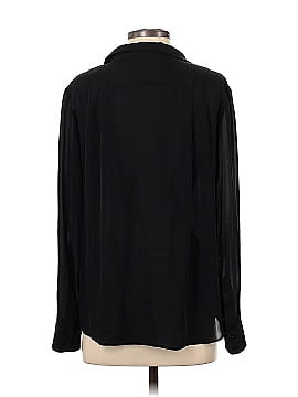 GUESS by Marciano Long Sleeve Silk Top (view 2)