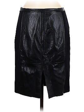 Halogen Leather Skirt (view 2)
