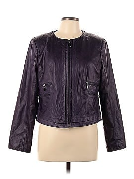 Ellen Tracy Faux Leather Jacket (view 1)