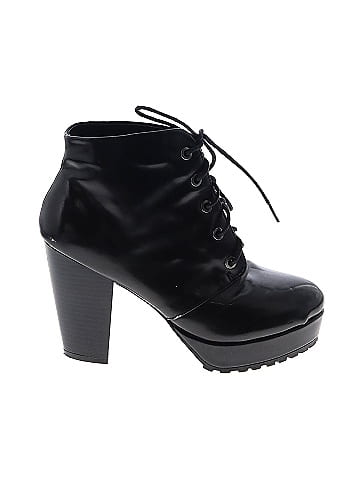 Bamboo black sales ankle boots