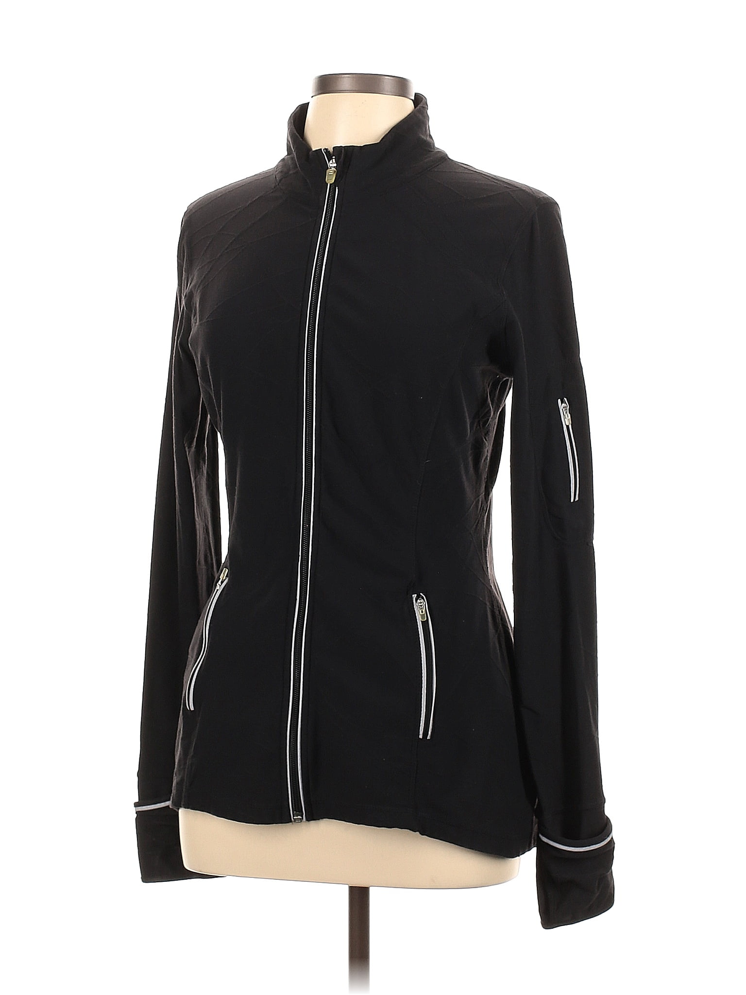 KIRKLAND Signature Black Track Jacket Size L - 21% off | ThredUp