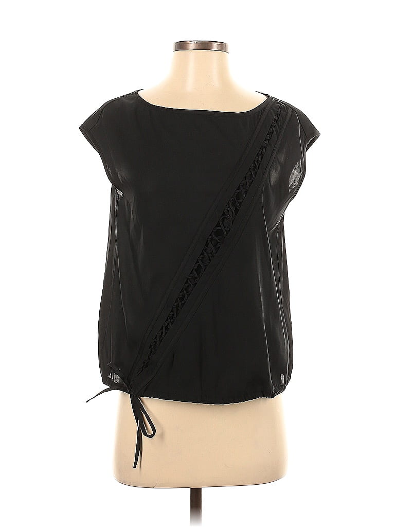 Armani Exchange 100% Polyester Black Sleeveless Blouse Size S - photo 1