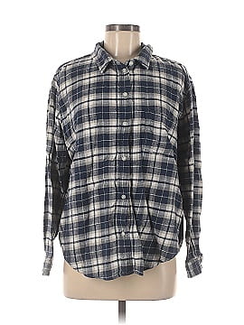 American Eagle Outfitters Long Sleeve Button-Down Shirt (view 1)