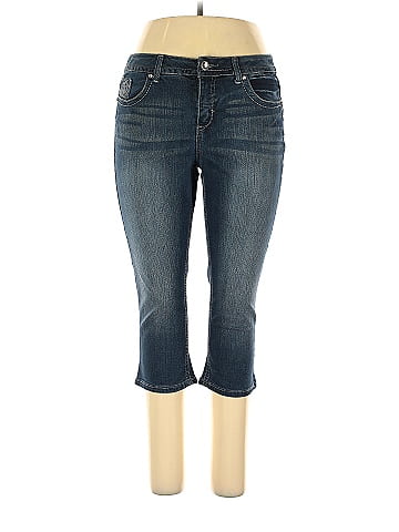 LC Lauren Conrad Solid Blue Jeans Size 16 - 62% off