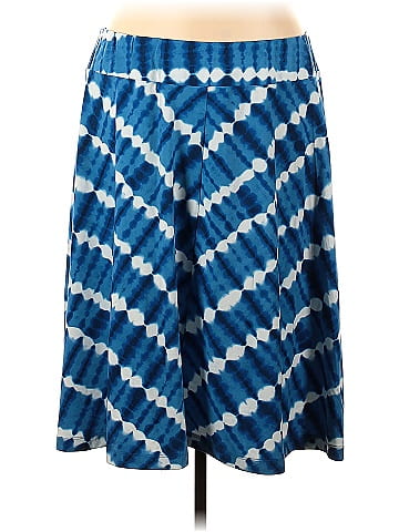 J.Jill Solid Black Blue Skort Size 2X (Plus) - 69% off