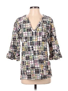 JUST MADRAS 3/4 Sleeve Blouse (view 1)