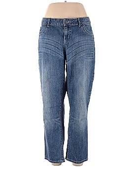 SIMPLY VERA VERA WANG Bootcut Jeans Womens Size 2 Stretch Dark Blue Denim  it365