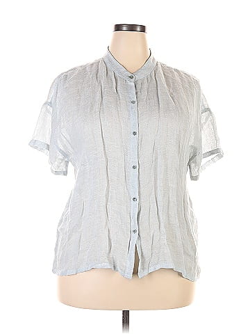 Eileen Fisher Short Sleeve Blouse (view 1)