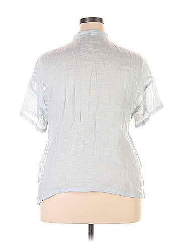 Eileen Fisher Short Sleeve Blouse (view 2)