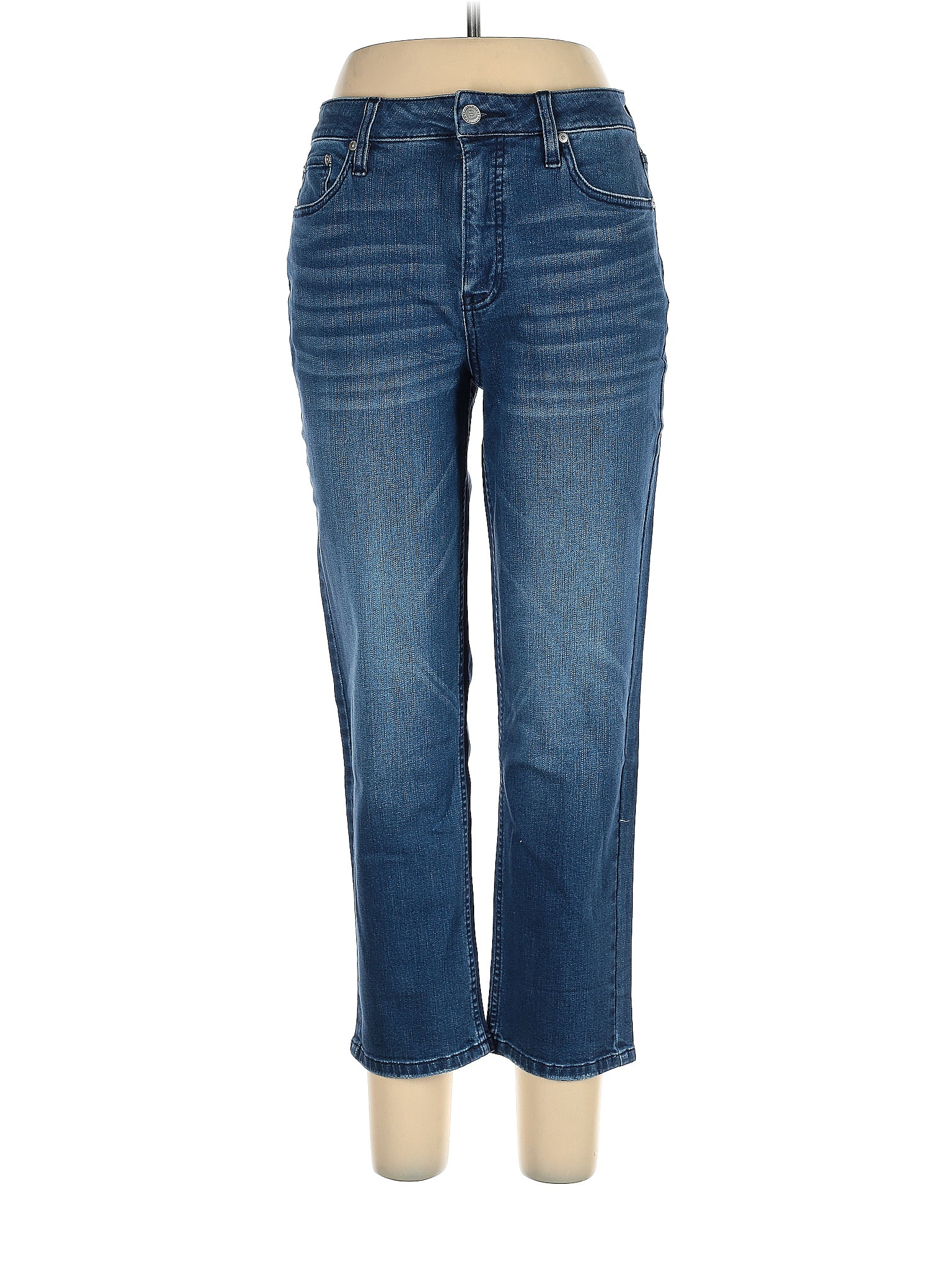 Candace Cameron Bure Solid Blue Jeans Size 10 - 56% off | ThredUp