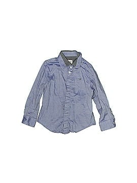 Armani Junior Long Sleeve Button-Down Shirt (view 1)