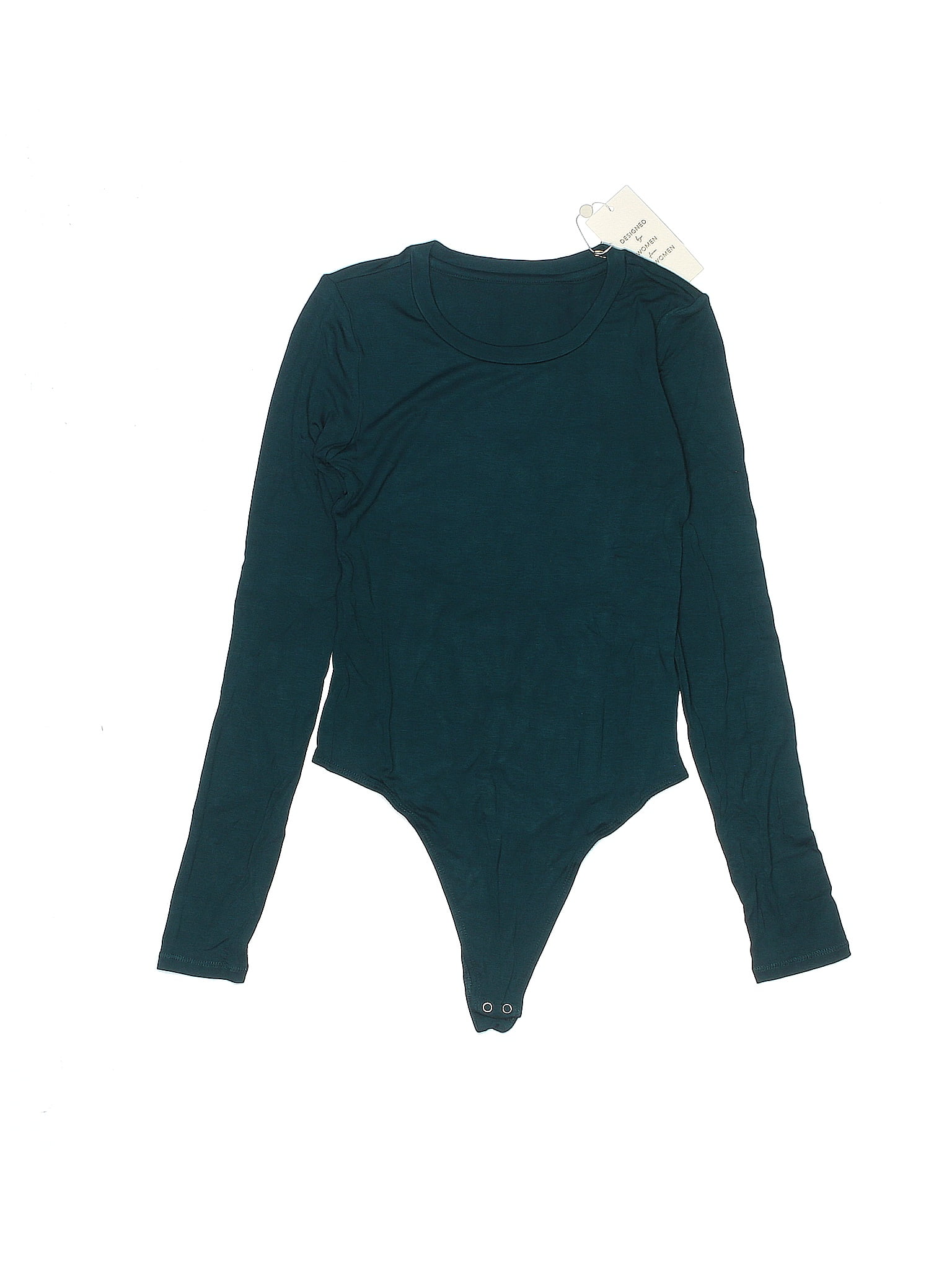 Reality Solid Teal Bodysuit Size S - 50% off | ThredUp