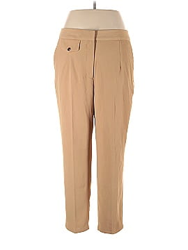 Worthington Womens Beige High Waisted Pants, Size 14, NWT