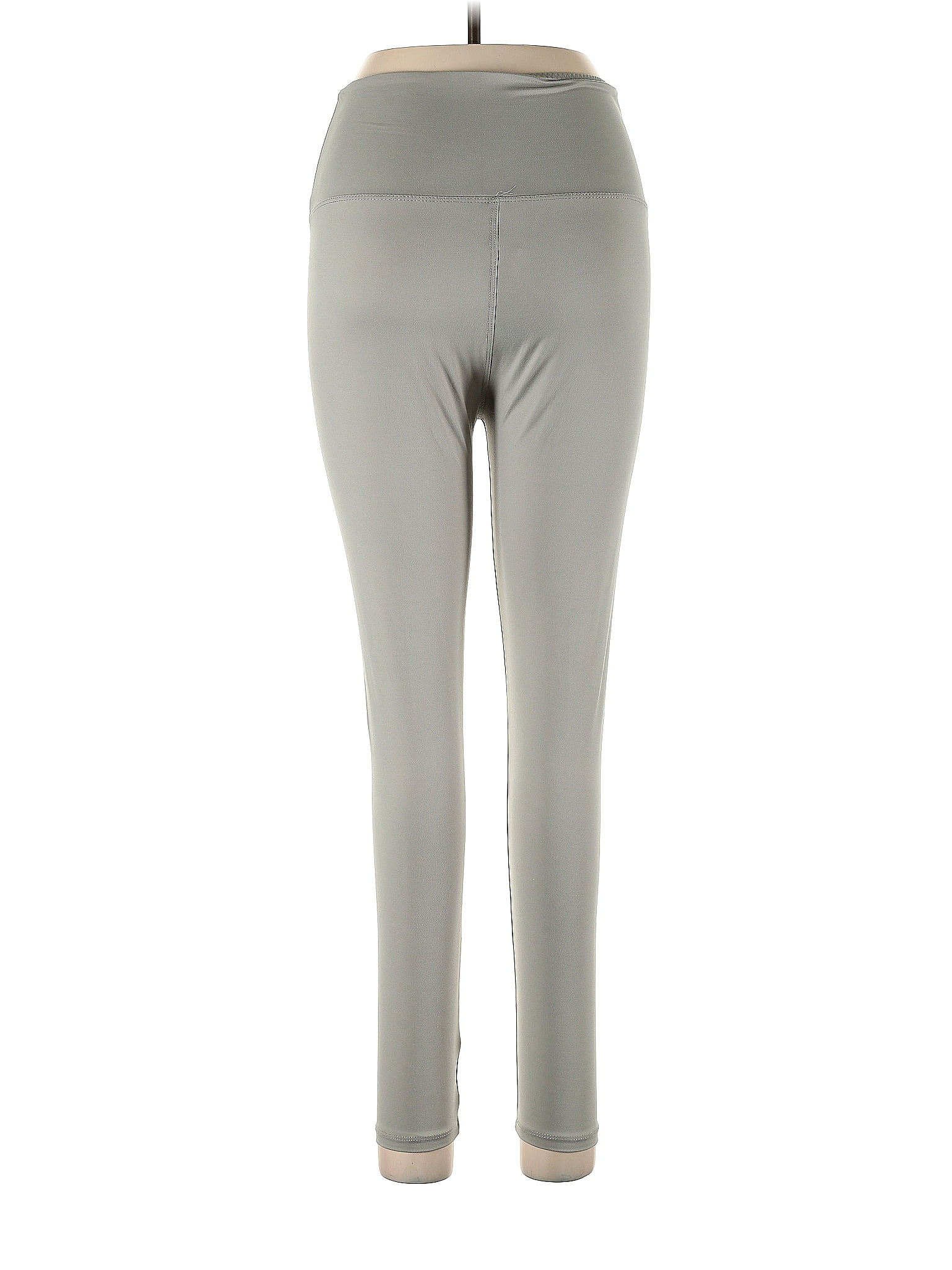 Unbranded Solid Gray Leggings Size Lg - XL - 72% off